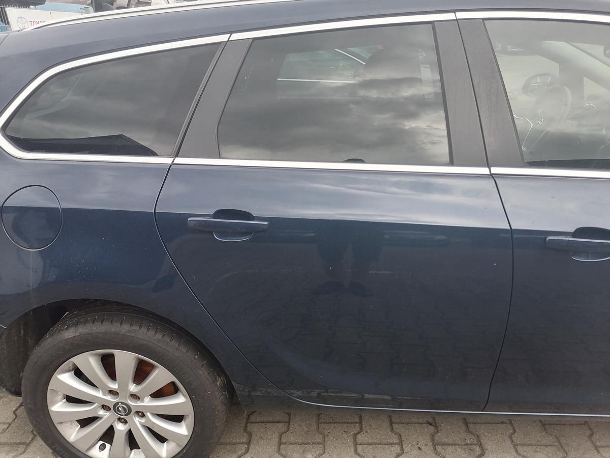 Opel Astra J Sportsturer original T&uuml;r hinten rechts Z22A Ozeanblau Kombi Rohbau Bj.2011